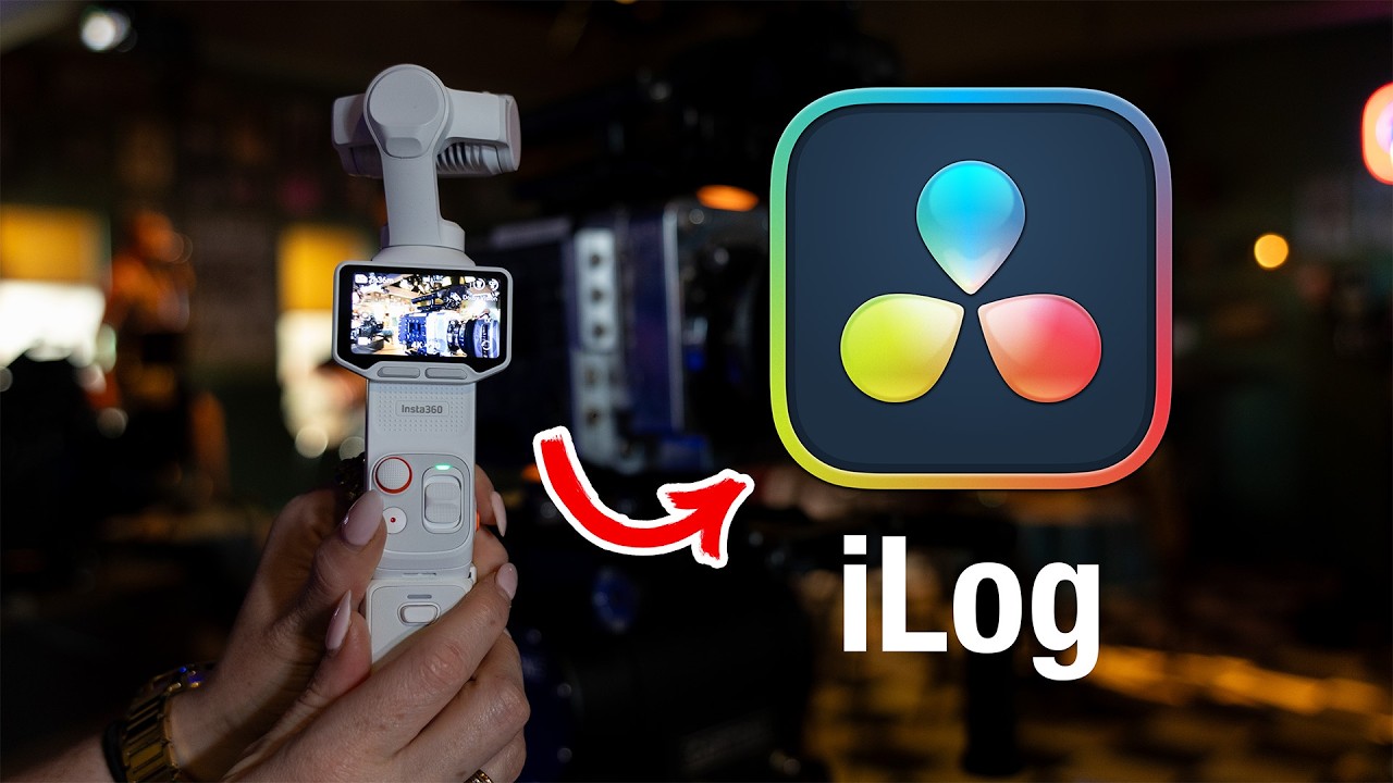 Insta360 Luna Ultra | Правильная цветокоррекция I-Log в DaVinci Resolve 21