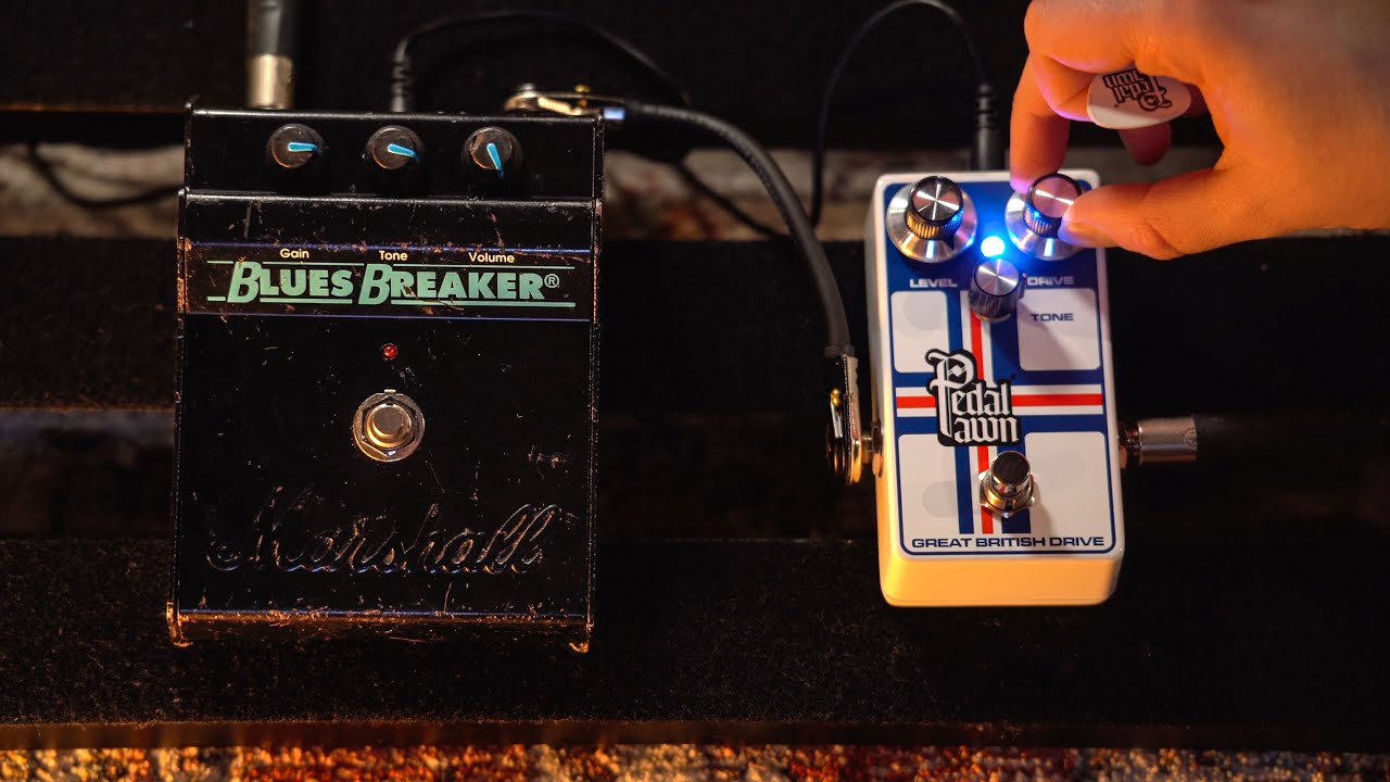 Vintage Marshall BluesBreaker VS Pedal Pawn Great British Drive™ (SHOOTOUT)