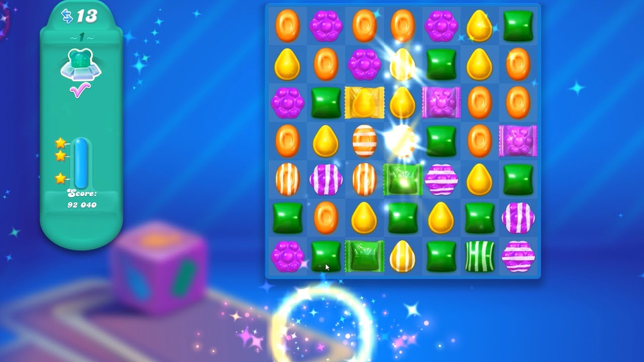 Прохождение уровней 1-6 игры Candy Crush Saga | Без комментариев