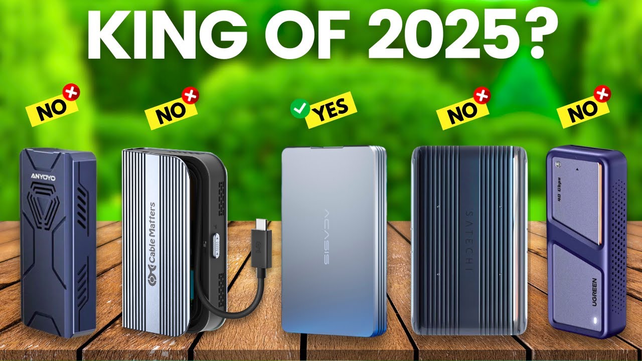 5 Best 40Gbps NVMe SSD Enclosure 2025