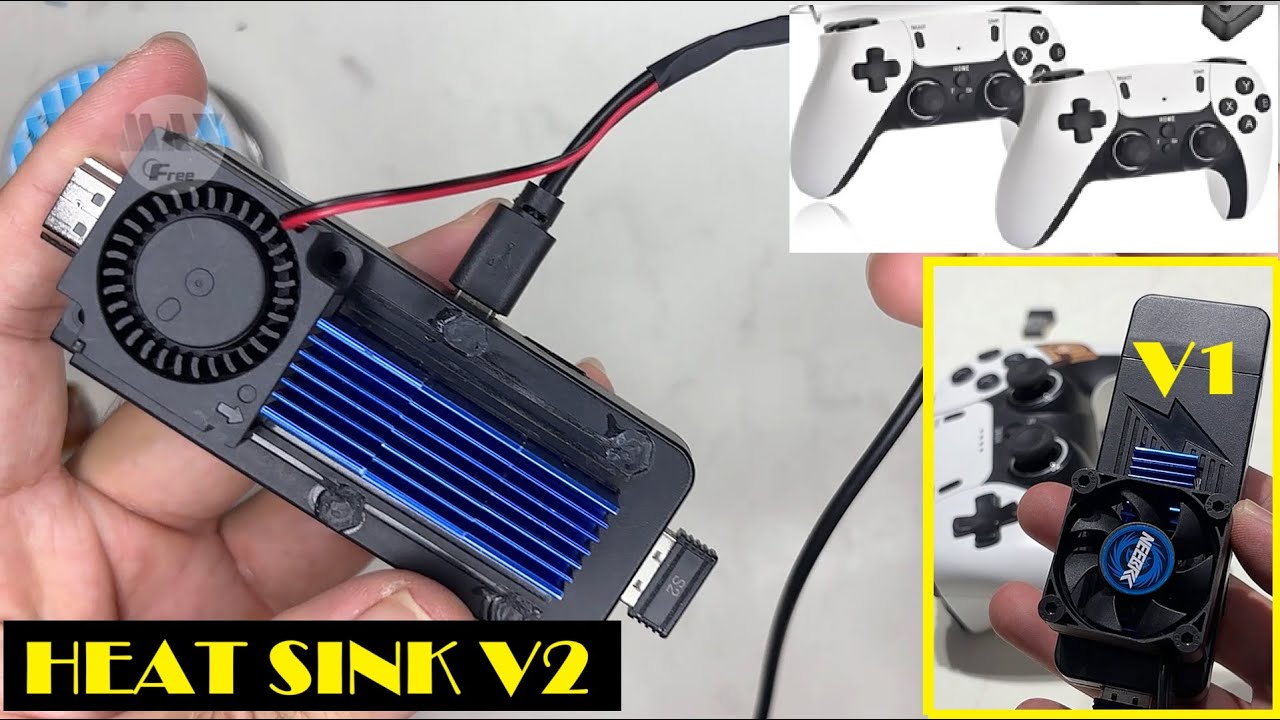 Game stick X9 pro nâng cấp quạt tản nhiệt V2 tối ưu