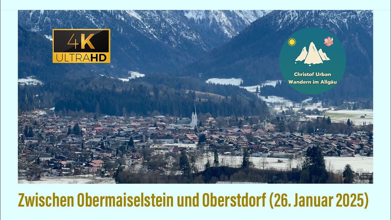 Zwischen Obermaiselstein und Oberstdorf (26. Januar 2025)