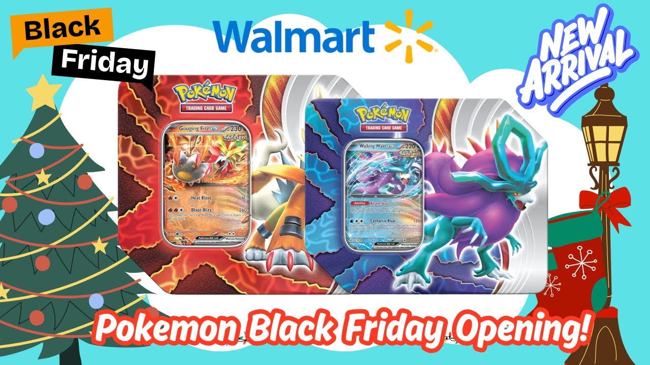 Walmart Black Friday Pok&eacute;mon Tin Unboxing&mdash;Great Value!