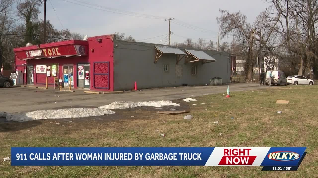 911 calls released after woman picked up by garbage truck in Louisville