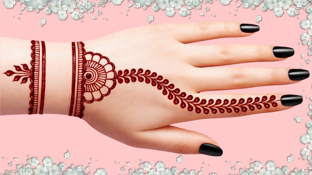 Very Simple Beautiful Back Hand Mehandi Design / Easy Full Hand Mehndi / Mehandi ki Design / 