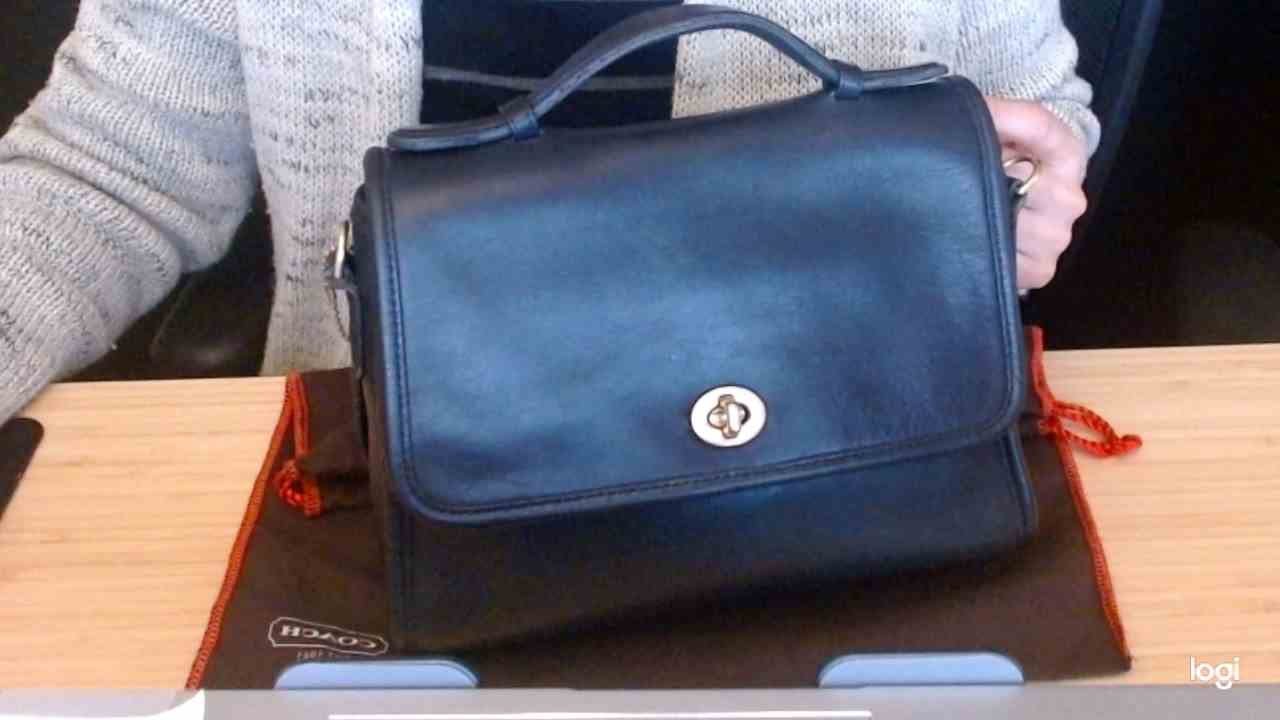 UNBOXING Vintage Coach Court Bag