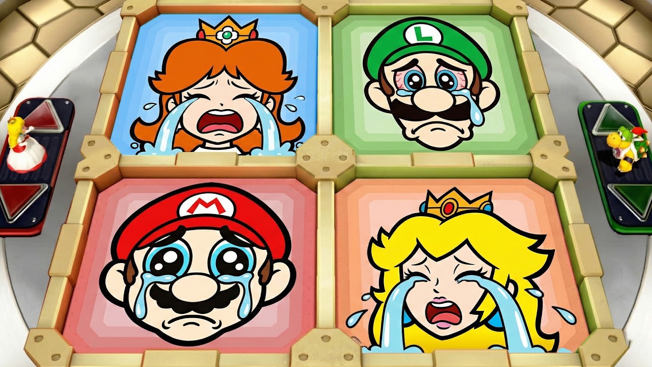 【スーパーマリオパーティ】ミニゲームマリオVsピーチVsクッパVsクッパJr(たつじん難易度)
