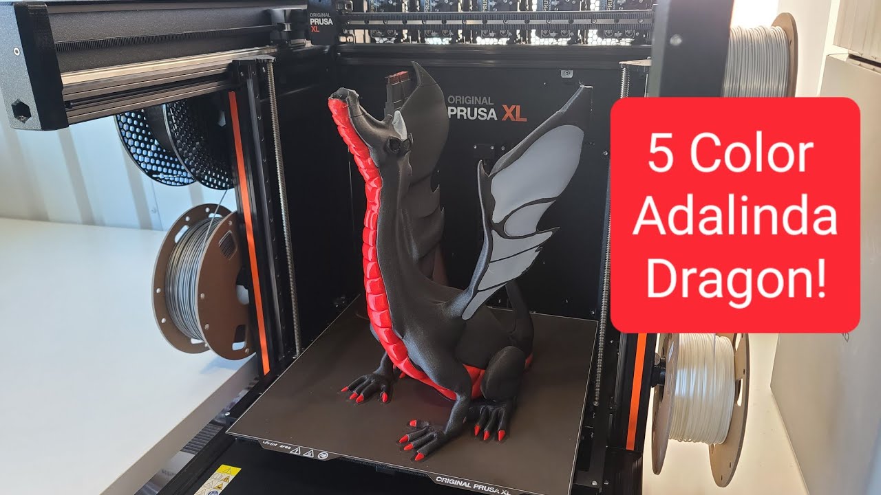 Giant Dragon took over 42 hours to print and is over 14