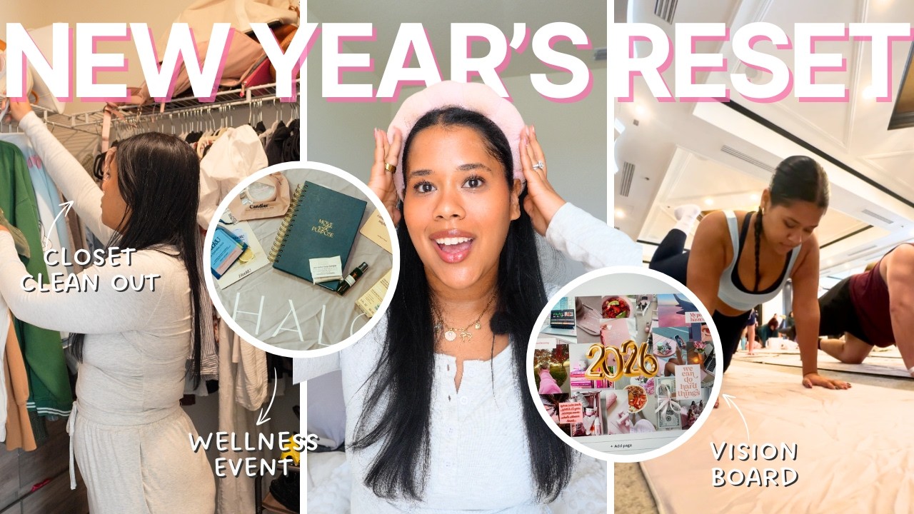 2026 NEW YEAR RESET: Vision Board, Setting Realistic Habits & Establishing New Routines 🎆🎊