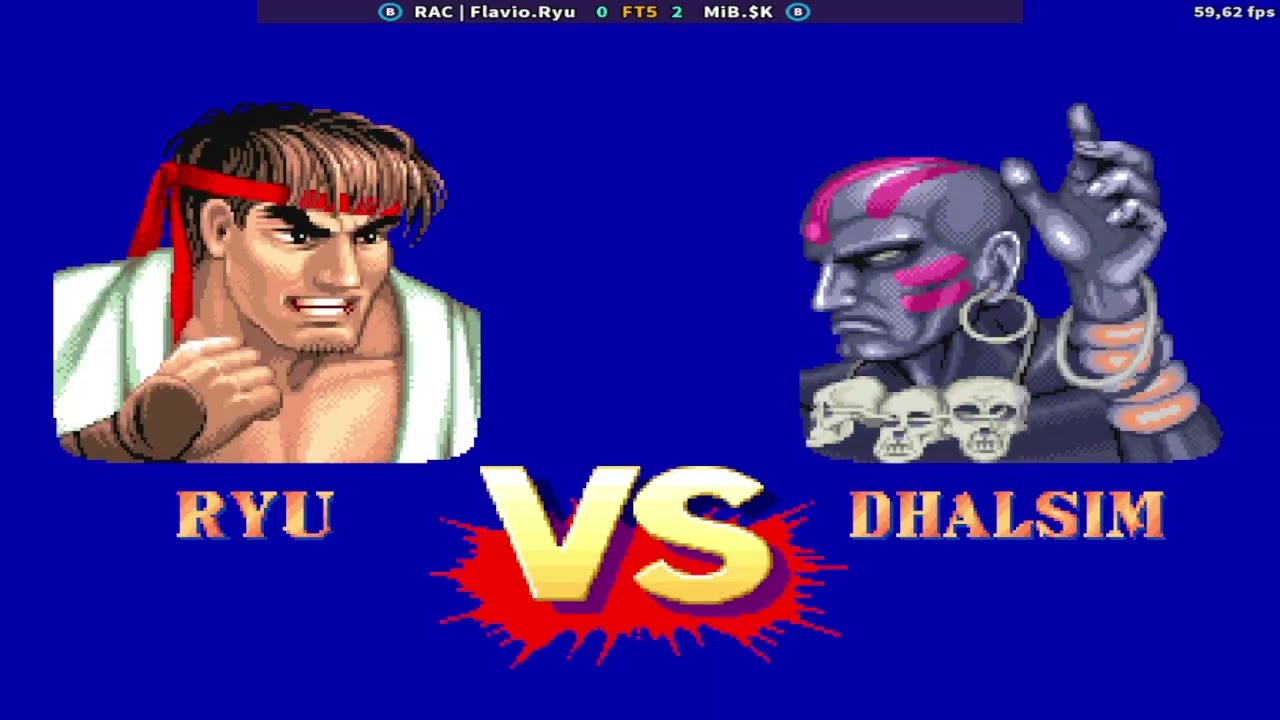 SF2'CE: MiB.$K (Dhalsim) 5 x 0 FlávioRyu (Ryu) - FT5