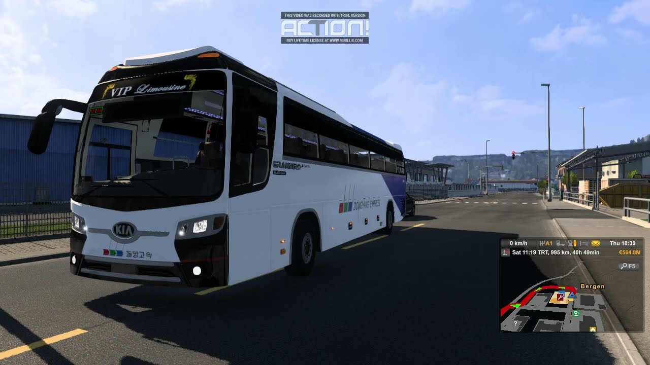 Ets2 bus driving simple drawing 