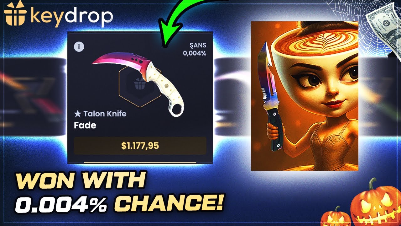 KEYDROP TALON KNIFE FADE FACTORY NEW! Keydrop Promo Code 2025