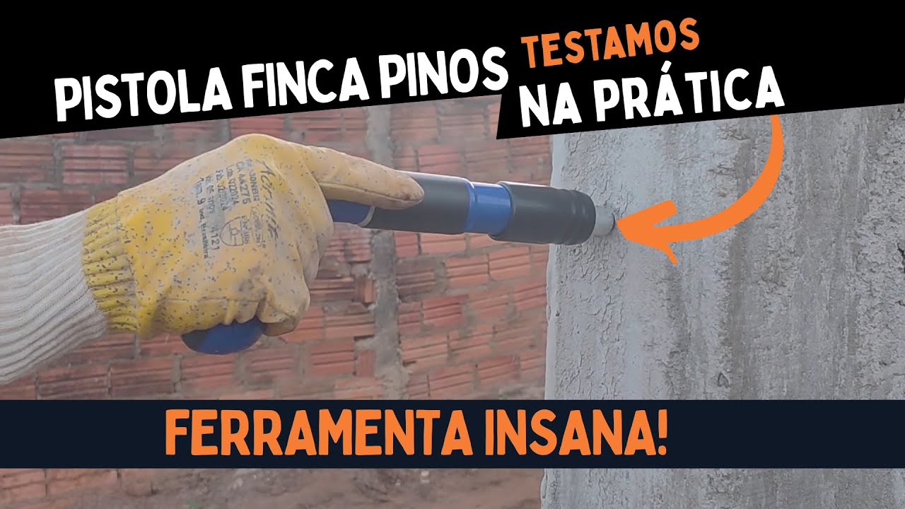 Pistola Finca Pinos: A Ferramenta Secreta para Fixação Rápida : Veja em Ação