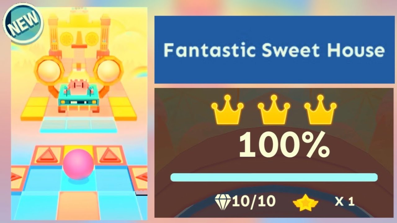 Rolling Sky - Fantastic Sweet House Bonus 34 [OFFICIAL]