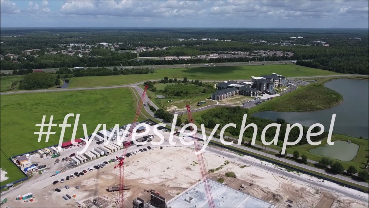 Fly BayCare Hospital (opening 2023) Wesley Chapel Florida Drone Tour July 21st 2021 #flywesleychapel