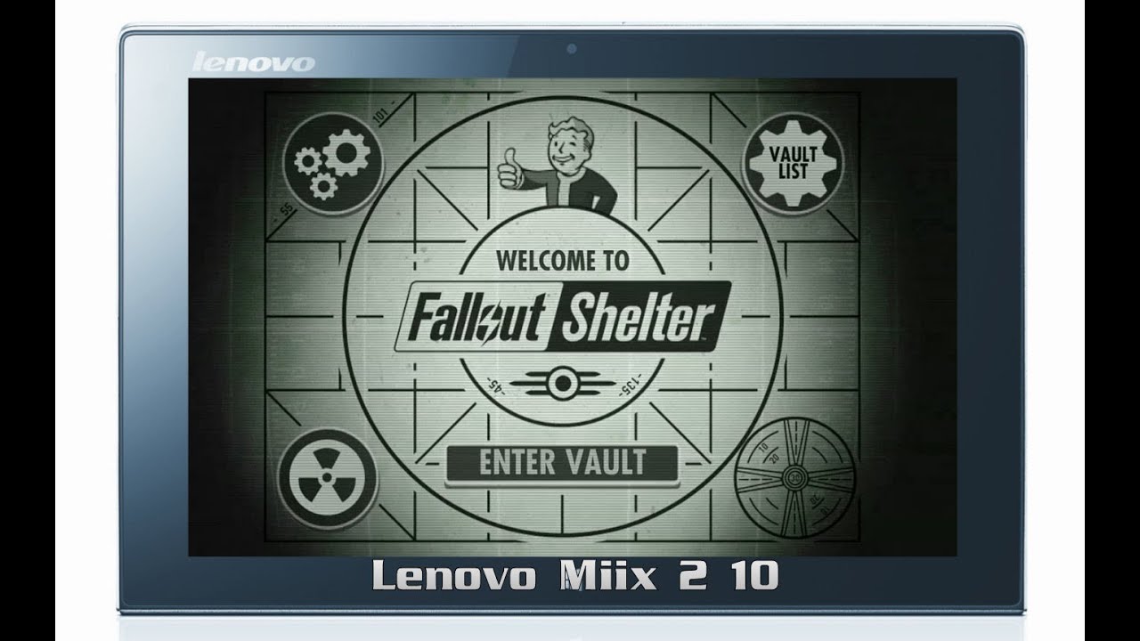 Gra Fallout Shelter na tablecie Lenovo Miix 2 10' / Fallout Shelter on Windows PC