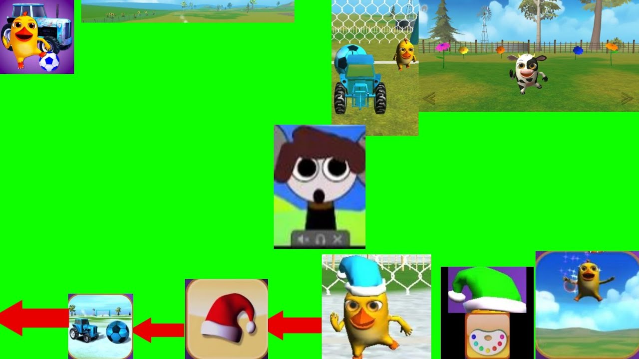 Jugando a la nueva actualización de El pollito y el tractor versión 36.2 y es increíble😱😱😱