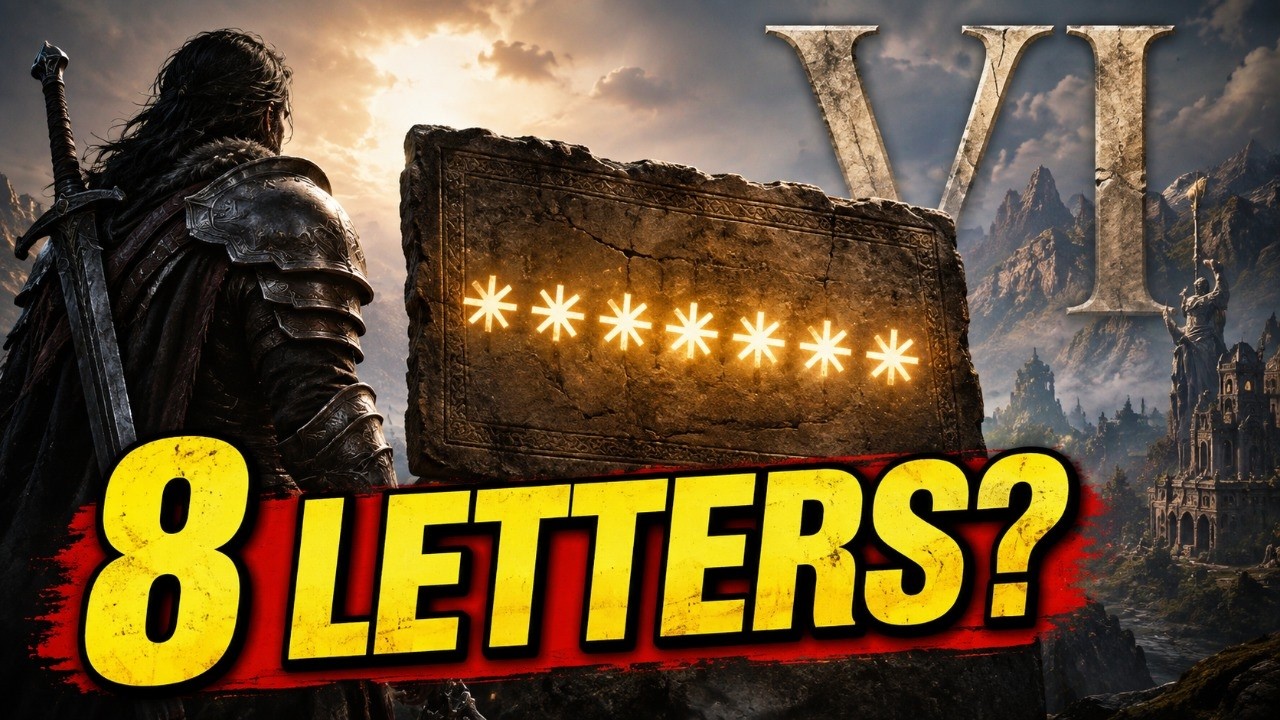 The Elder Scrolls 6 Might Have An 8 Letter Subtitle