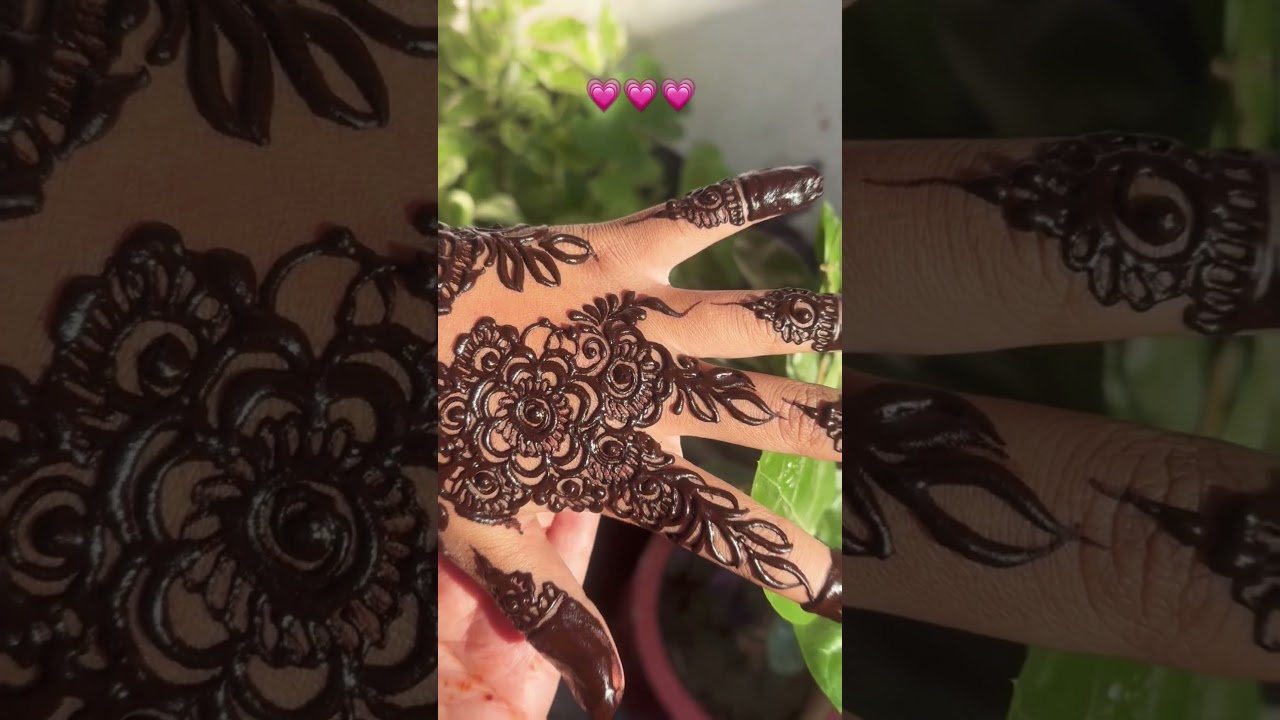 Beautiful back hand mahendi…❤️❤️