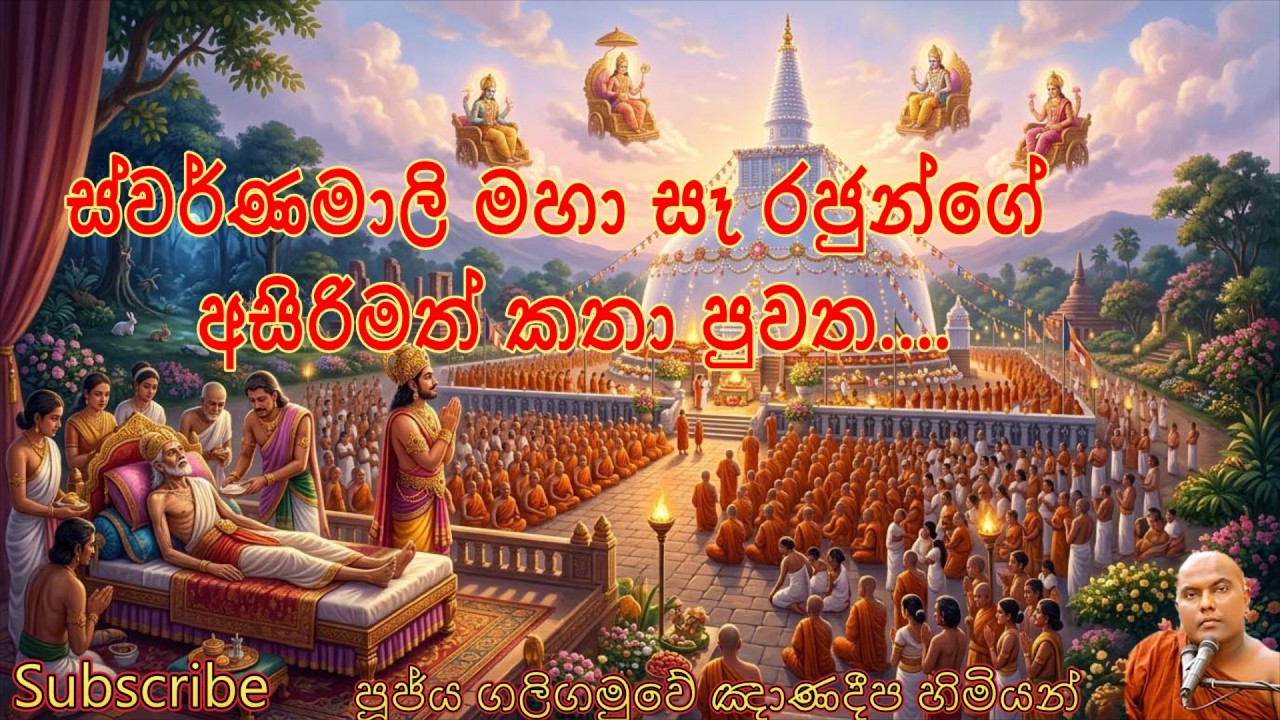ස්වර්ණමාලී මහා සෑ රජුන්ගේ අසිරිමත් කථා පුවත/galigamuwe gnanadeepa thero