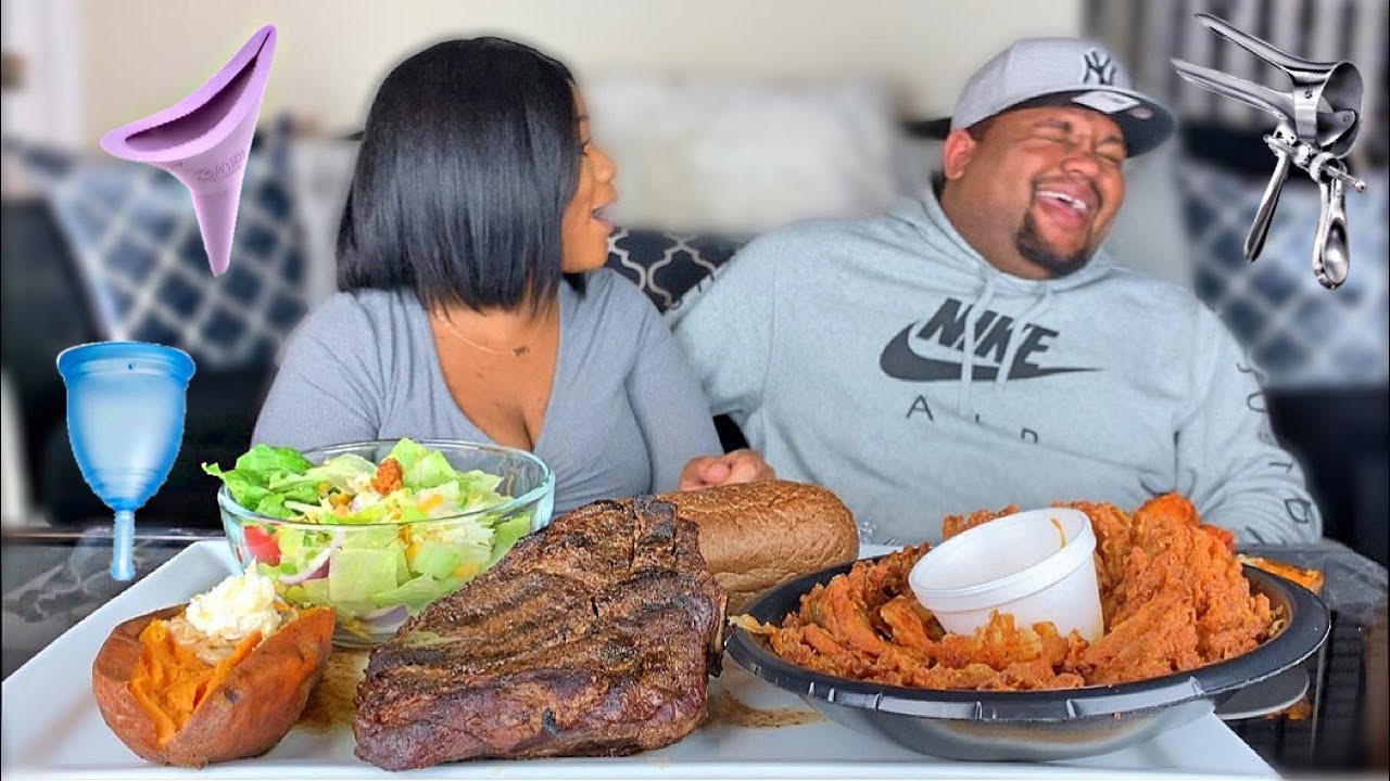 OUTBACK STEAKHOUSE| QUIZZING MY HUSBAND ON FEMALE PRODUCTS| HILARIOUS 🤣