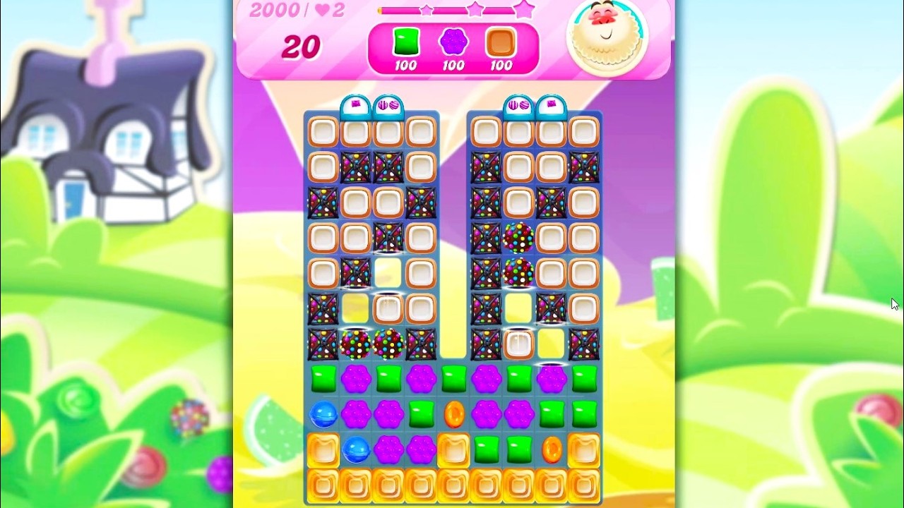 Candy Crush Saga Level 2000 New Version (11x9)
