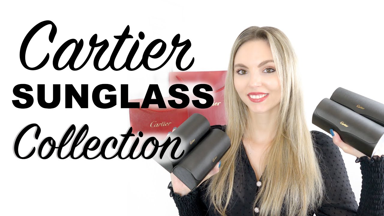 MY CARTIER SUNGLASS COLLECTION | SANTOS DE CARTIER SUNGLASSES