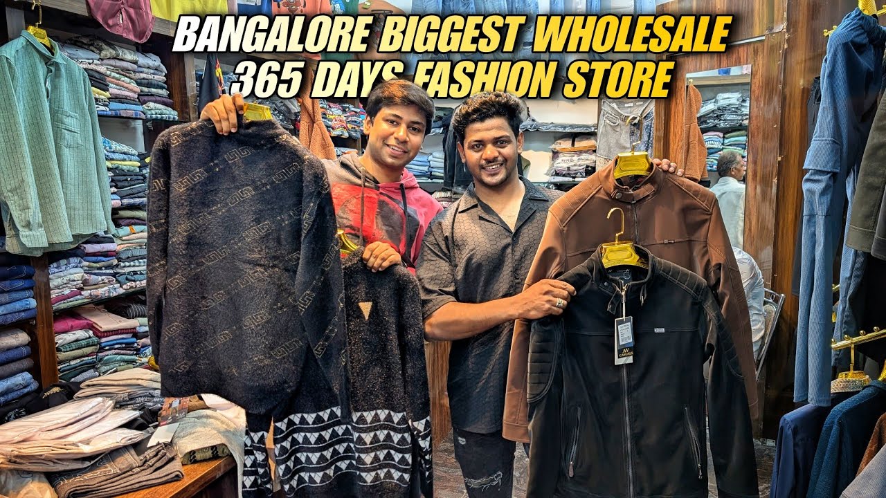 Best wholesale clothes shop for men in Bangalore 365 days fashion full detail video with prices