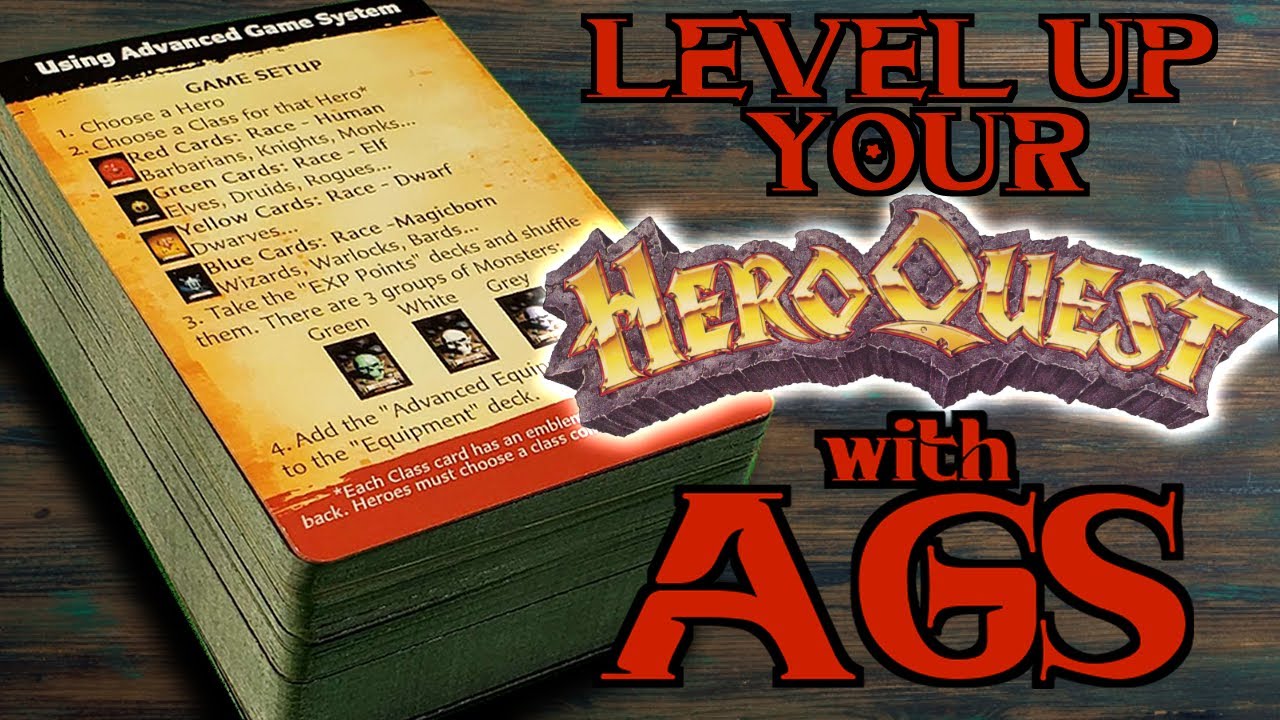Lizuren's Advanced Game System I and II for HeroQuest || Unbox & Overview