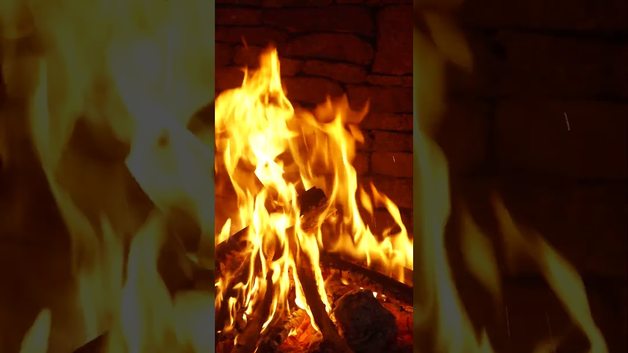 🔥 Relaxing Fireplace for Stress Relief, Sleep, Relax #4kfireplace #fireplacesounds #burningfireplace