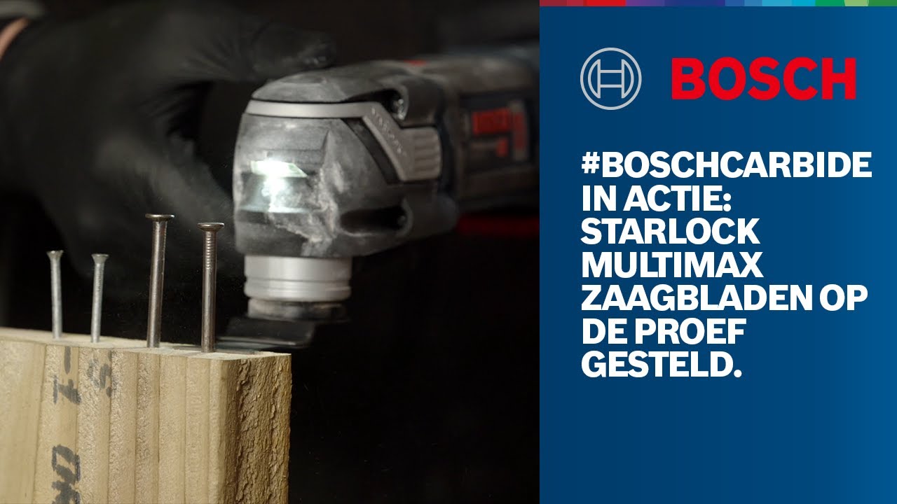 #BOSCHCARBIDE in actie: Starlock MultiMax zaagbladen op de proef gesteld