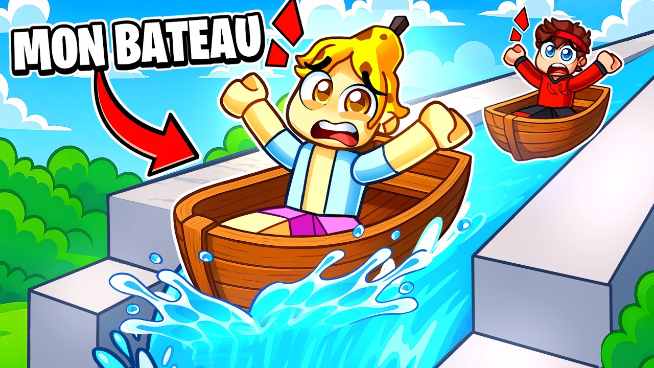 J'ai Atteint la VITESSE MAXIMALE dans Roblox Sail Down a River !