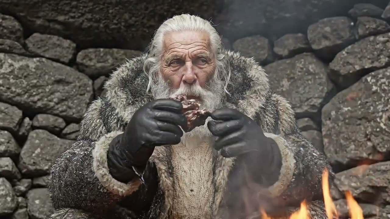 Alone at −81°C:  90 Year Old Man Rescuing Husky ​​In Freezing Winter Weather & Fighting Bear