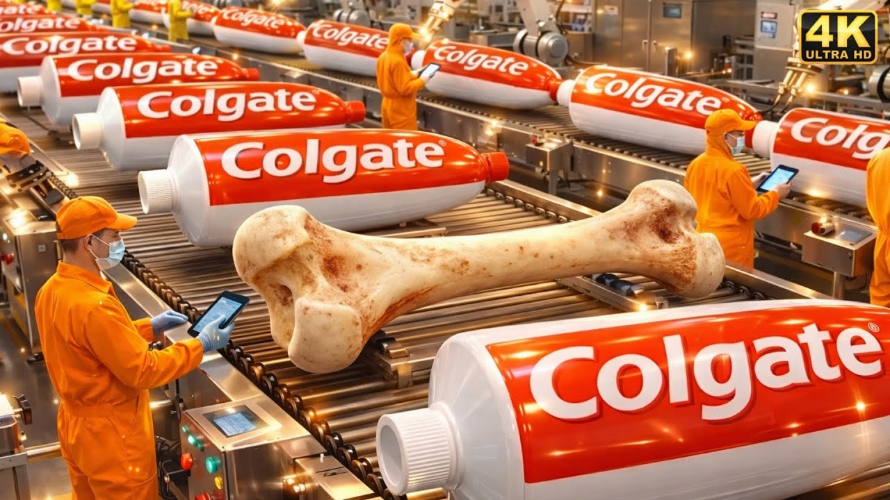 Inside the Largest Toothpaste Factory | How Toothpaste Is Made in Mega Machines