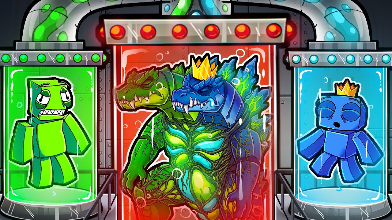 MORPH WORLD - RAINBOW ZILLA HYBRID KAIJU! (Roblox)