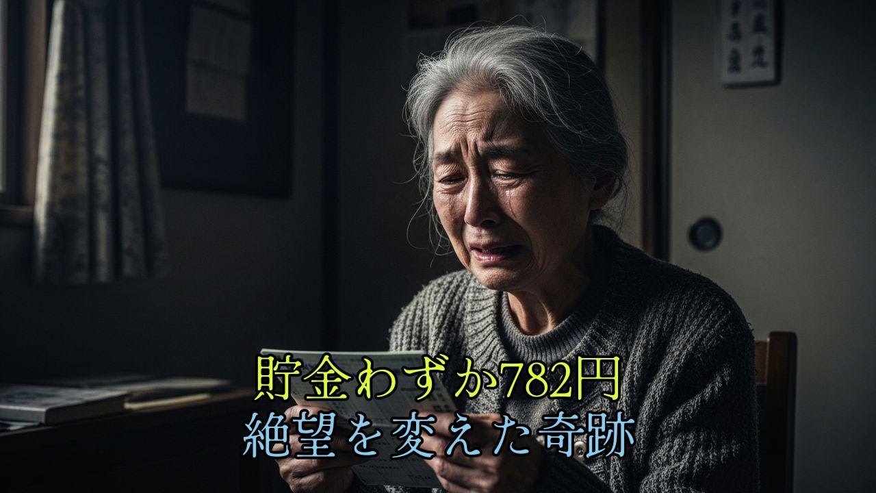 【実録】83歳で貯金782円。孤独死を覚悟した夜の衝撃