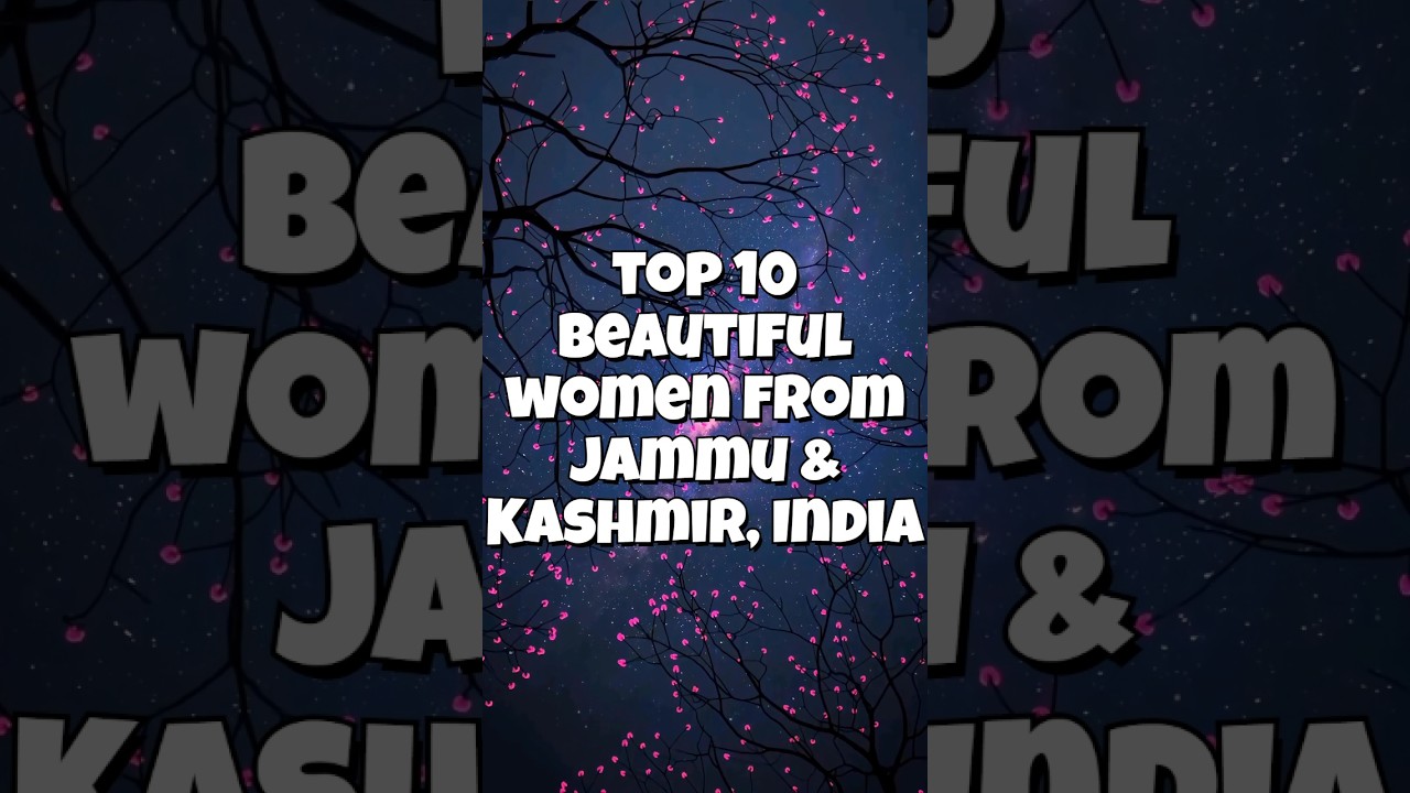 Top 10 Beautiful Women From Jammu And Kashmir #music #trending #trendingshorts