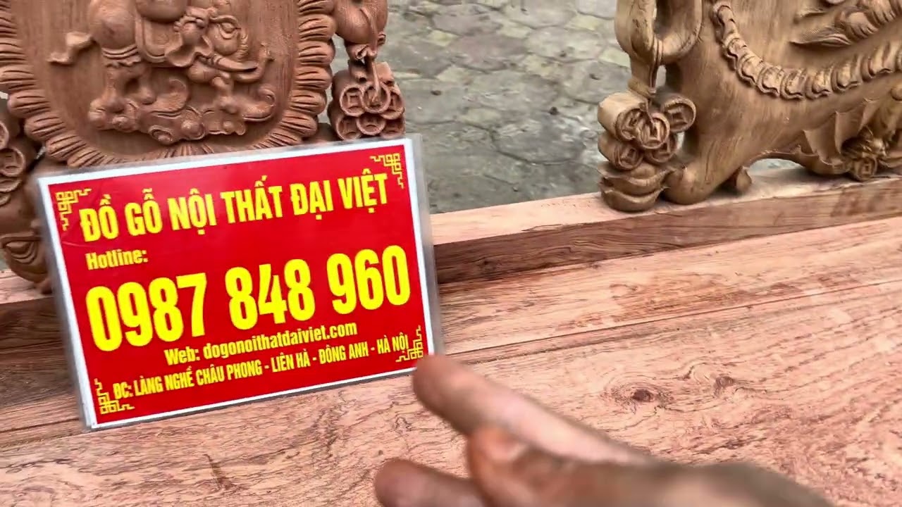 Minh quốc voi chiến tay 14 chân 16 gỗ HĐ
