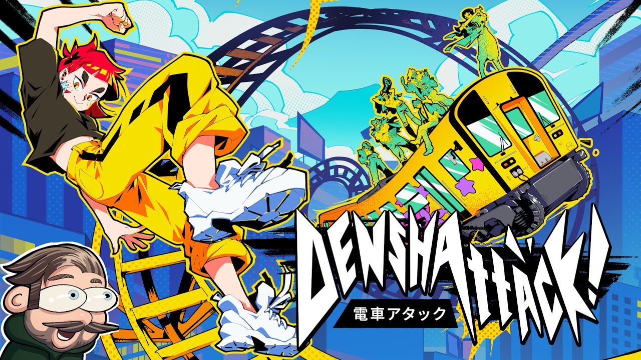 Jet Set Radio Future But With TRAINS! | Denshattack! | Farnzys First Look