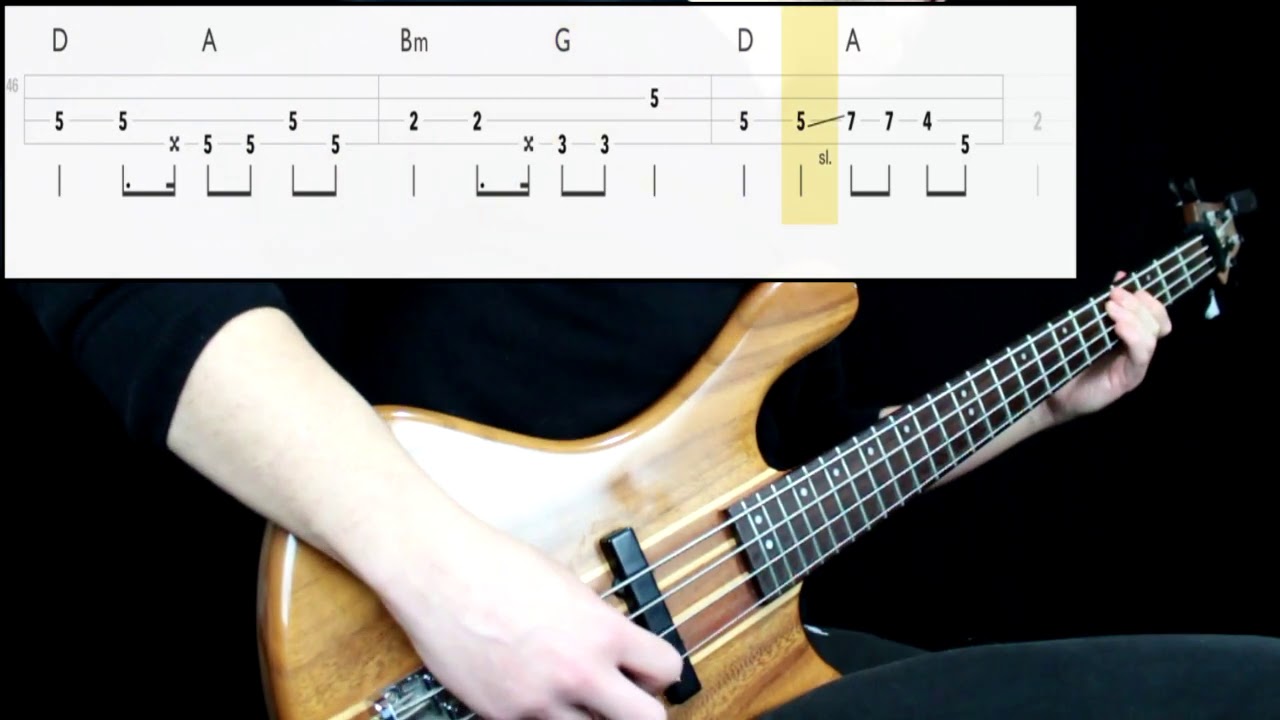 Soda Stereo - De Música Ligera (Bass Cover) (Play Along Tabs In Video)