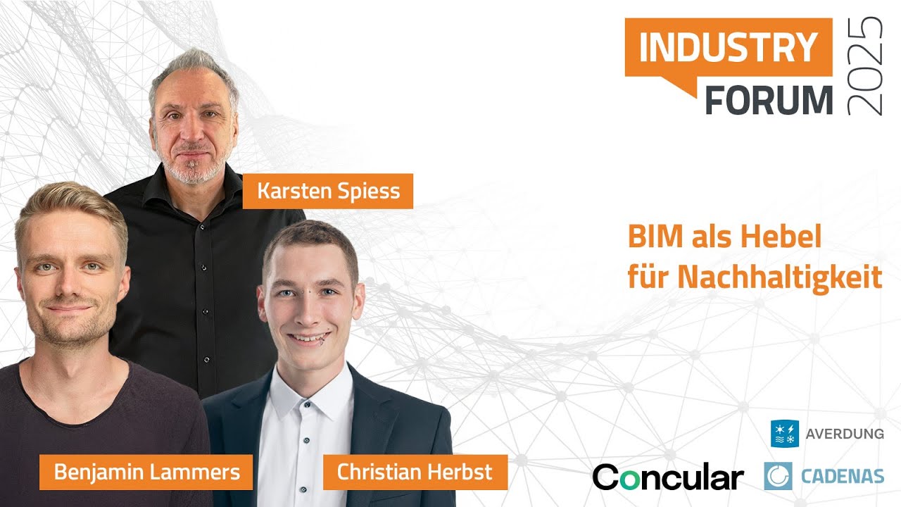 BIM als Hebel für Nachhaltigkeit | Expertentalk auf dem Industry Forum