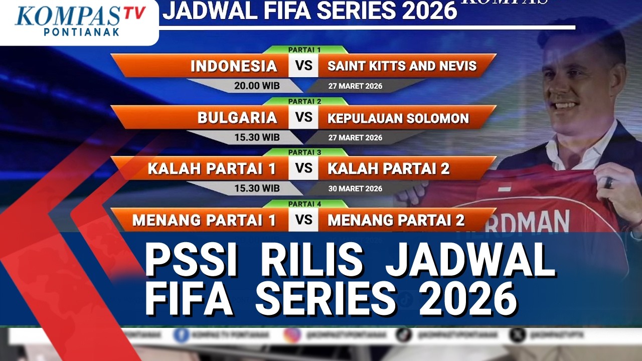 PSSI Rilis Jadwal FIFA Series 2026 Jadi Kesempatan Timnas Dongkrak  Ranking FIFA
