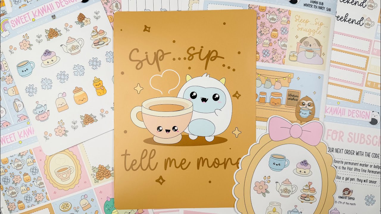 Анонс подписки Kawaii — Зимнее чаепитие