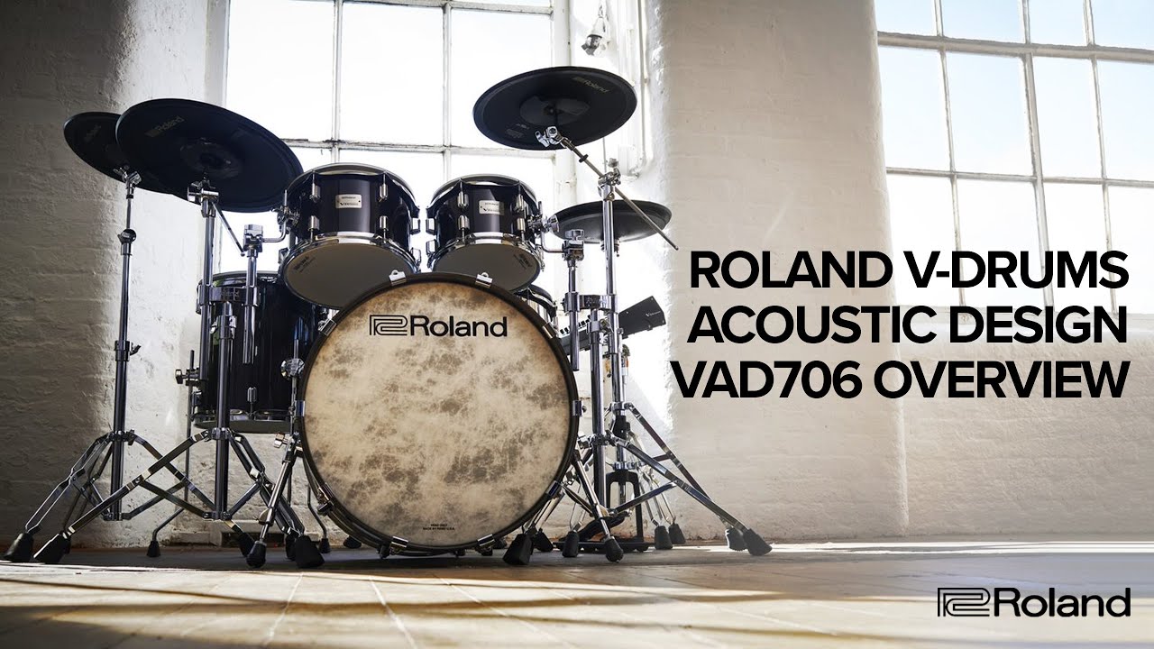 Обзор электронной ударной установки Roland V-Drums Acoustic Design VAD706
