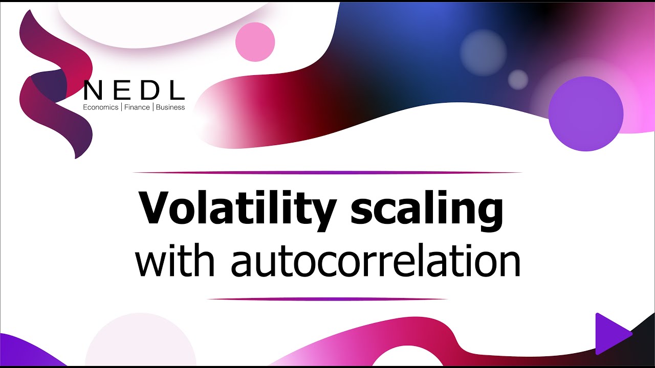 Volatility scaling with autocorrelation (Excel)