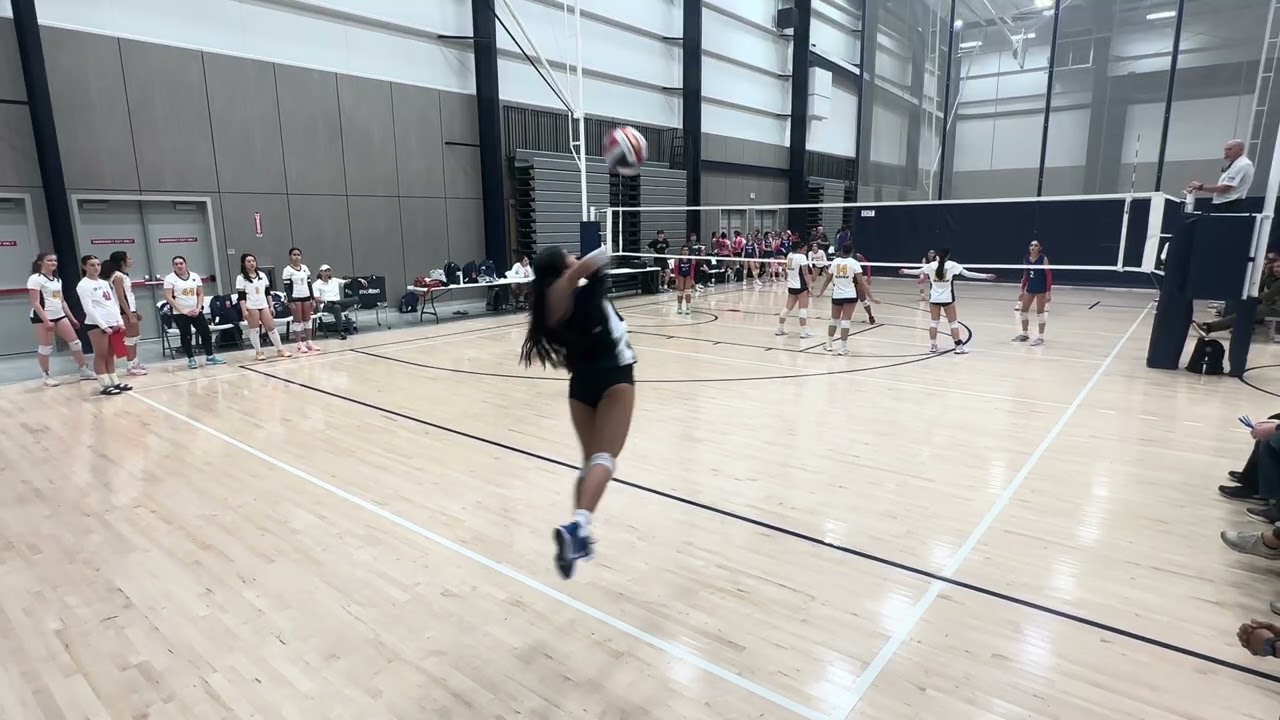 Golden Bears  16U vs Ohana Storm 2nd Set. NCVA President Weekend Tournament 2026 Day 1