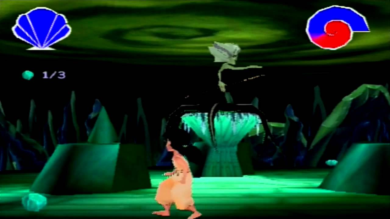 Русалочка 2 [PS1] - Все боссы (Урсула и Моргана) + Концовка