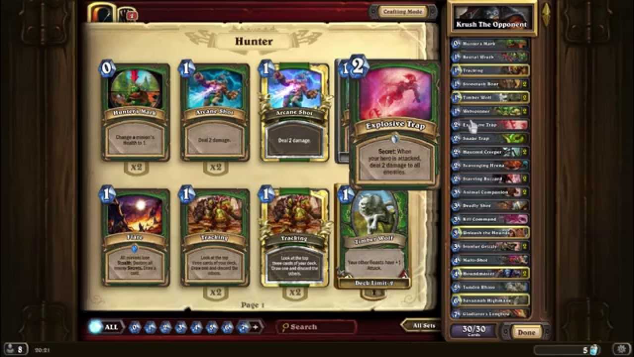 Hearthstone: Hunter Board Control Deck 2014