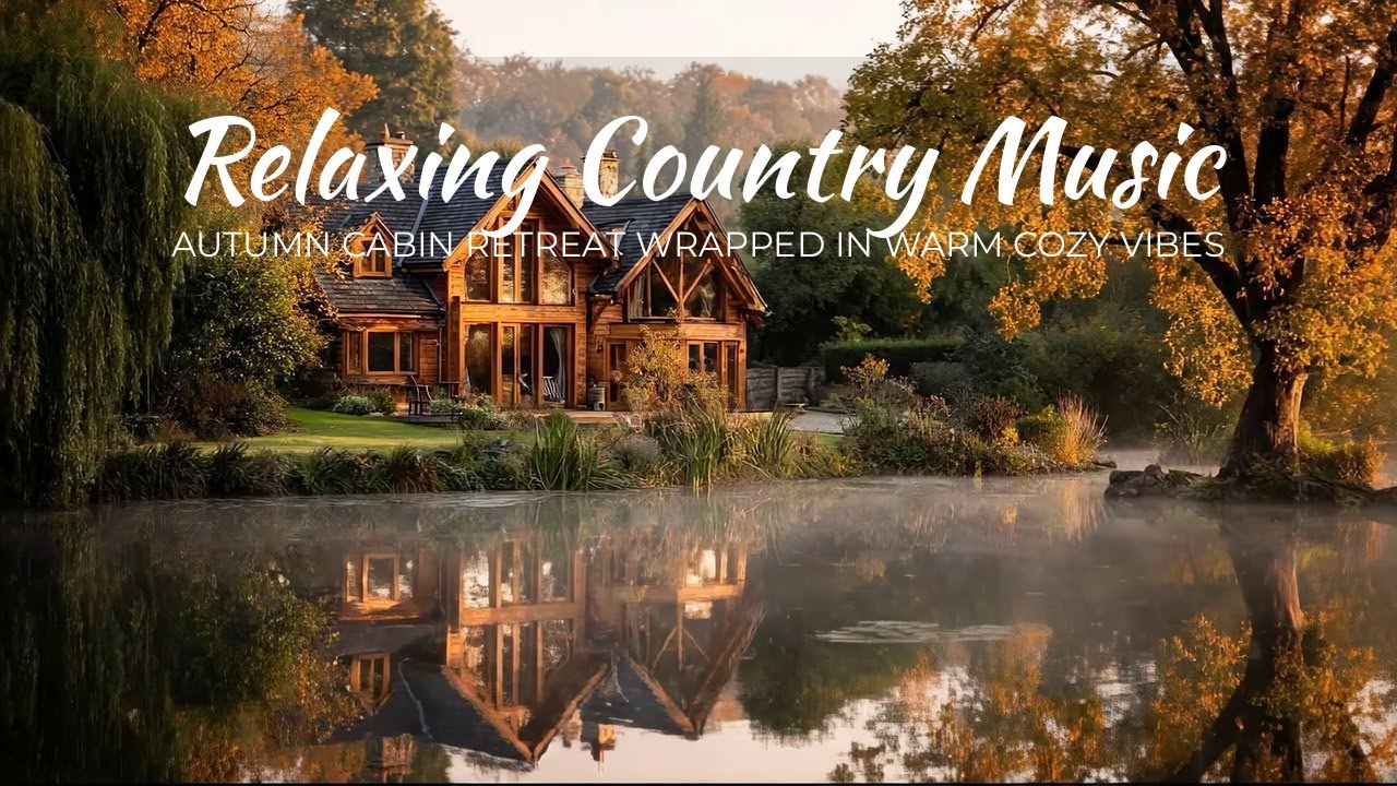 Relaxing Country Music | Autumn Cabin Retreat Wrapped in Warm Cozy Vibes