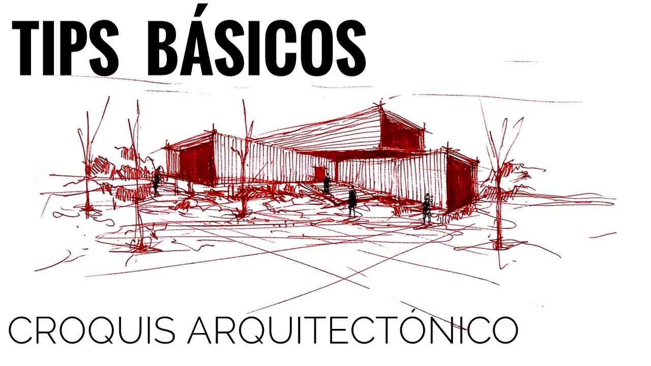 Cómo hacer un CROQUIS arquitectónico | Tips básicos de sketch arquitectónico